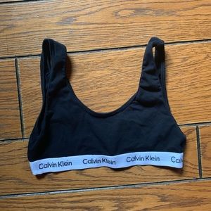 Calvin Klein Black Sports Bra